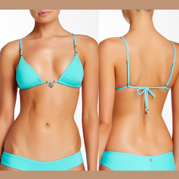 NWT Ale Alessandra Ambrosio Rock Solid Triangle Bikini Top [SZ XS‎ ] - Picture 1 of 4